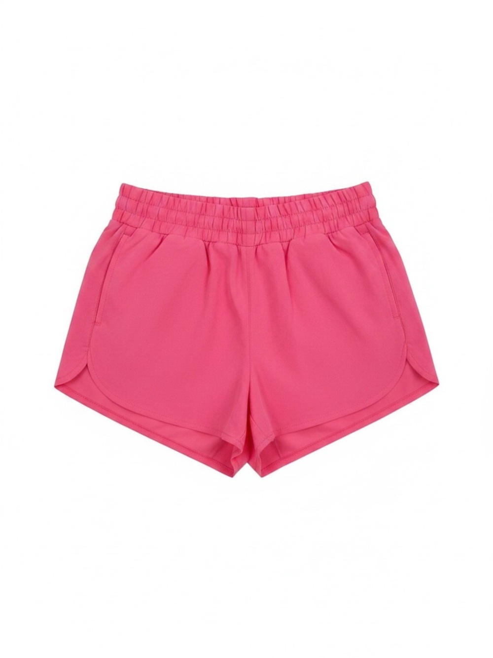 OFFLINE by Aerie Hot Pink Low Rise Smocked Athletic Shorts Size Large